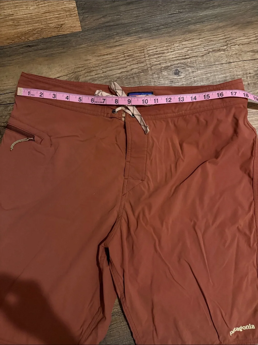 Patagonia Men's Rust Orange Swim Board Shorts